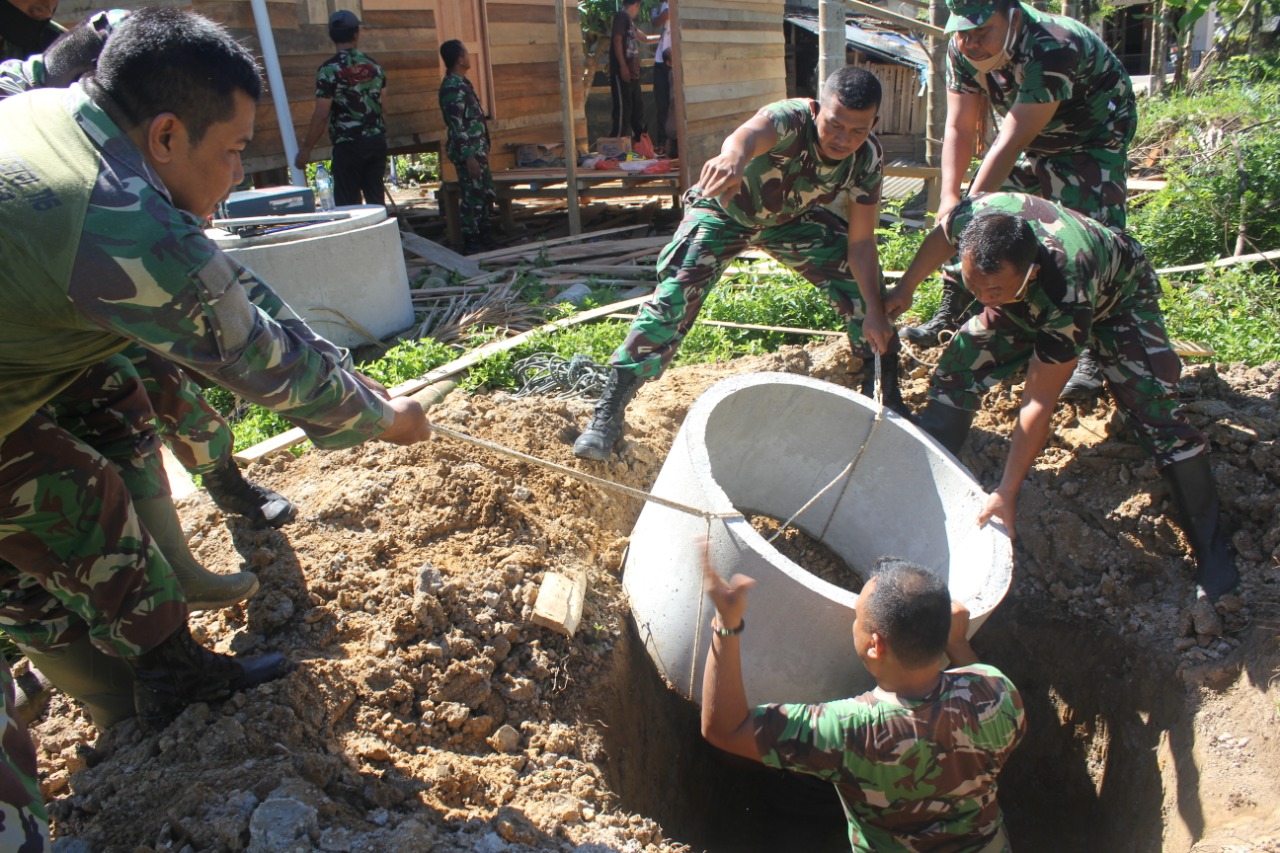 Buktikan Janji, Dandim 0114/Aceh Jaya Selesaikan Jamban untuk Nek Ramlah