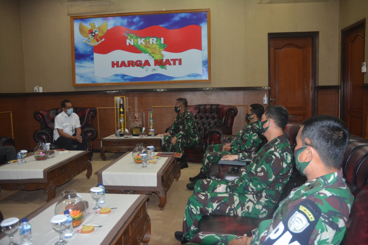 Pangdam IM Terima Audensi Kepala Balai Wilayah Sungai Sumatra I