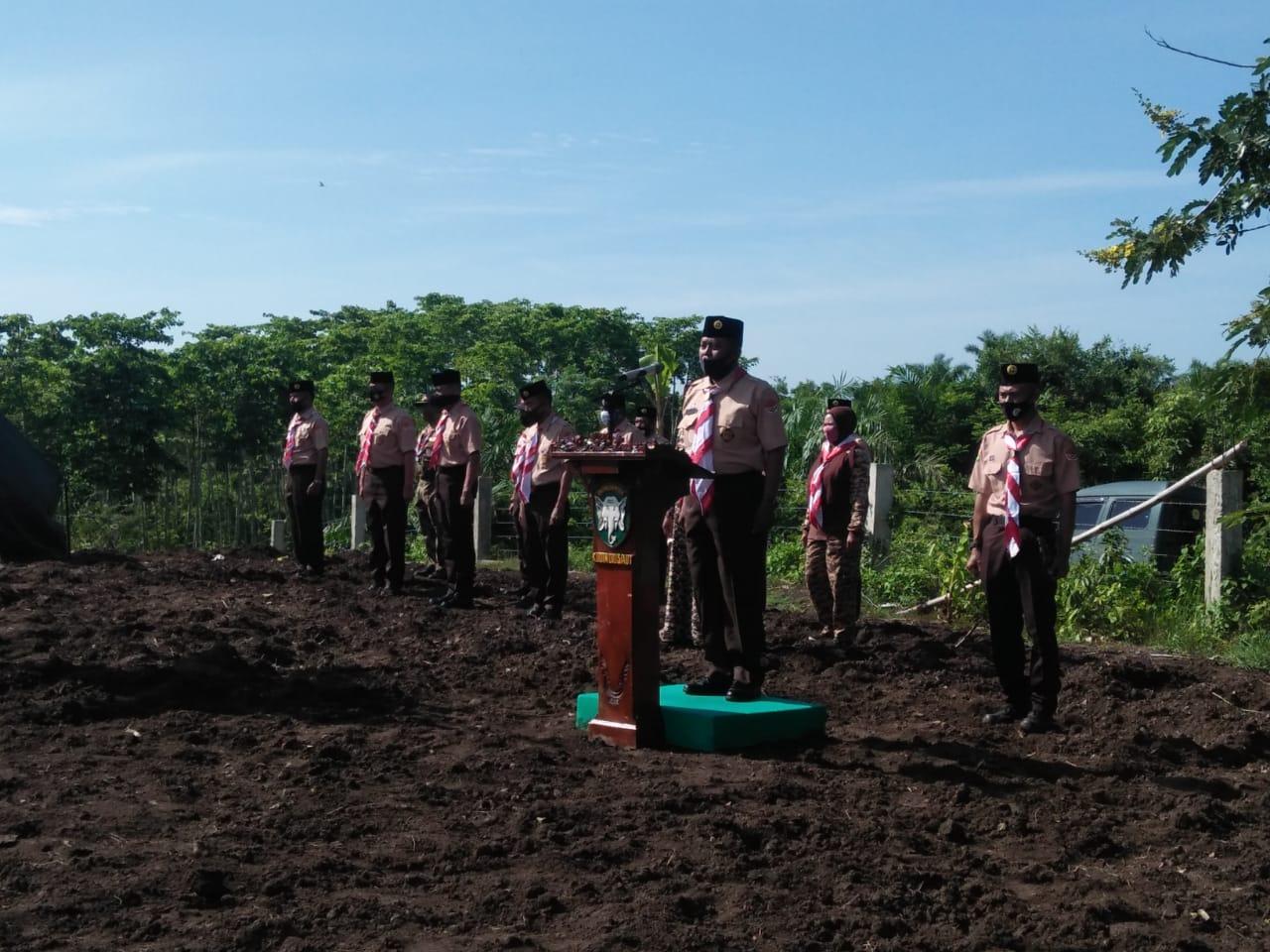 Kodim 0103/Aut Resmi Buka Kegiatan Persami Pramuka Saka Wira Kartika Ta. 2020