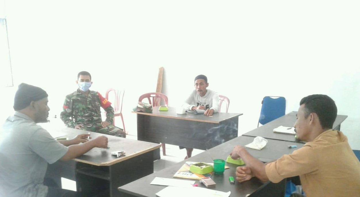 Koptu Supriyadi Terus Tingkatkan Koordinasi dan Kerja Sama Dengan Perangkat Desa Binaan