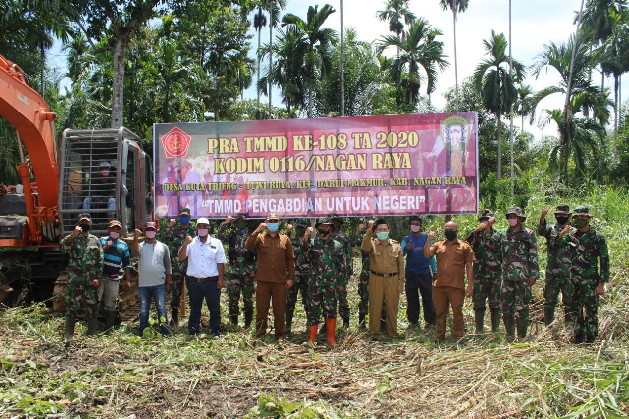 Pra TMMD ke-108 Kodim Nagan Raya sasar buka akses jalan