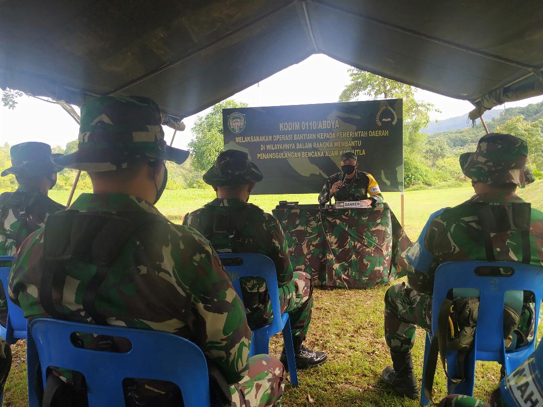 Kodim 0110/Abdya Gelar Kegiatan Latihan Posko I Tahun 2020