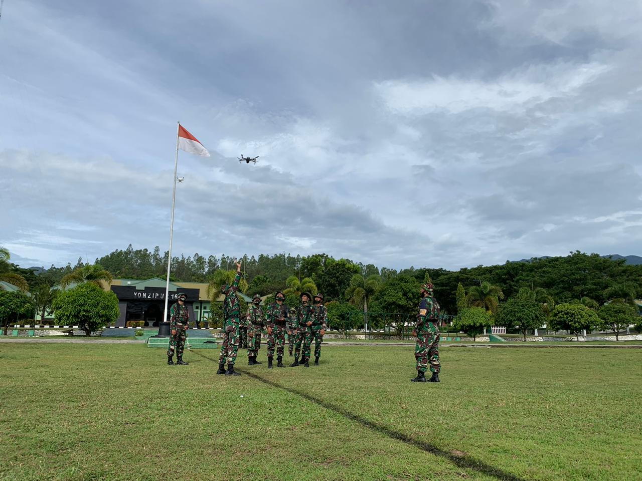 Topdam IM Melaksanakan Latihan Pemotretan Udara Dengan Mengunakan Pesawat Tanpa Awak (UAV)