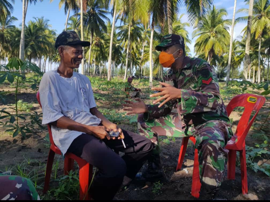 Begini Cara Satgas TMMD Kodim Nagan Raya Semakin Dekatkan Diri dengan Masyarakat