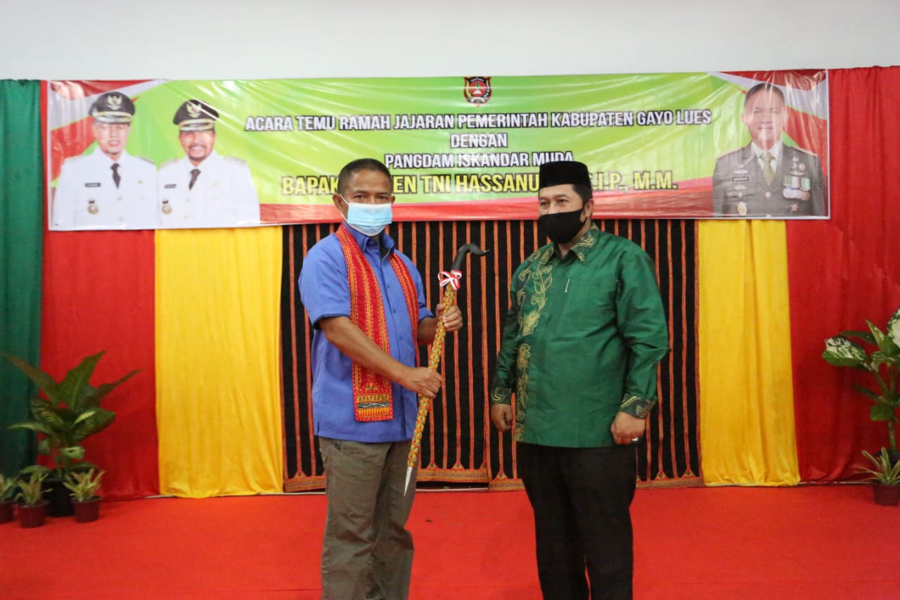 Mempererat Tali Silaturahmi Pangdam IM Berkunjung ke Bupati Gayo Lues