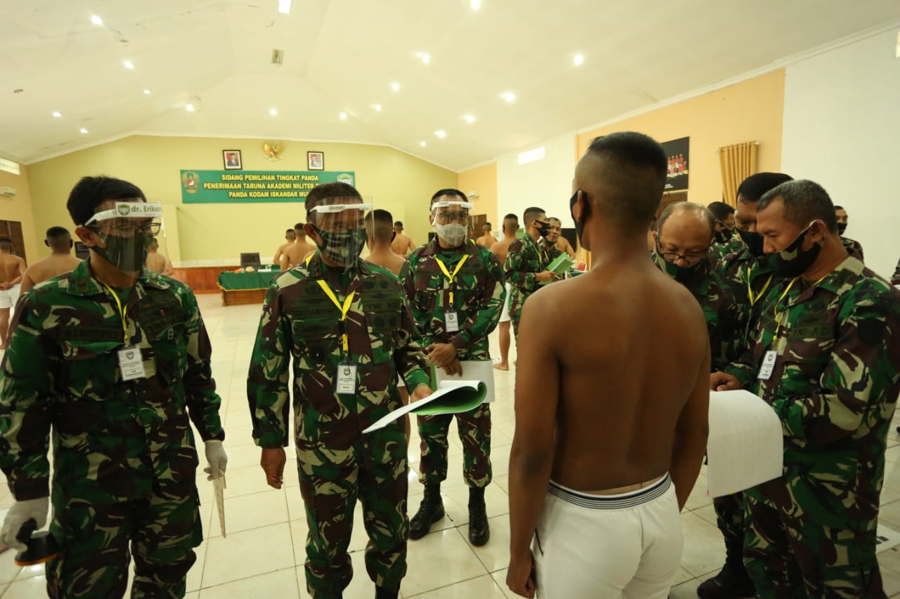 Pangdam IM Pimpin Sidang Pantukhir Daerah Calon Taruna Akademi Militer TA 2020