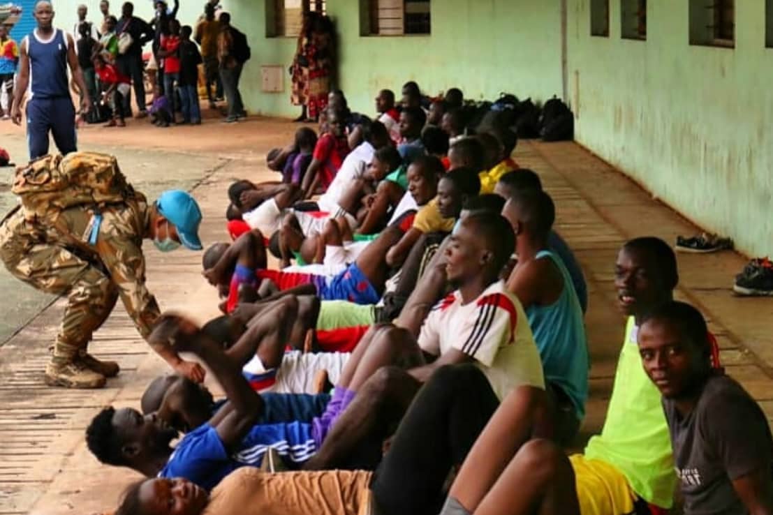 Satgas Kizi TNI Membantu Rekrut Angkatan Bersenjata Africa Tengah