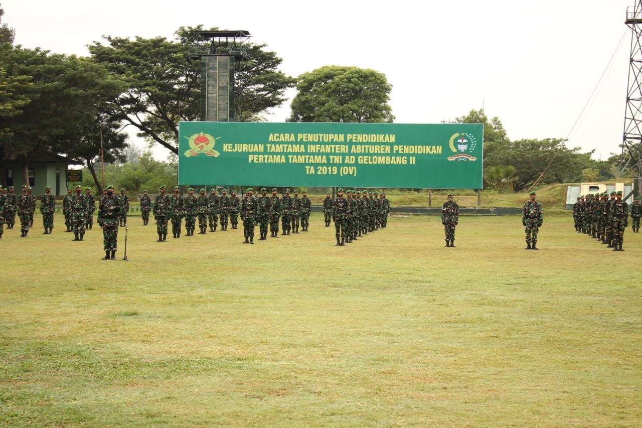 Danrindam IM Tutup Pendidikan Kejuruan Infanteri Abituren Dikmata TNI AD Gelombang II TA 2019 (Ov)