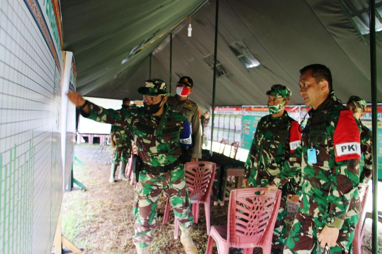 Danrem 012/TU Didampingi Dandim 0105/Abar Meninjau TMMD Ke-108 Di Desa Lango