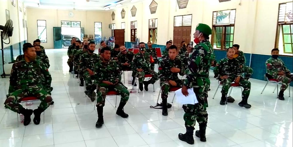 Meningkatkan kemampuan kerja, baik manajemen teritorial maupun pembinaan di wilayah Kodim 0103/Gelar Kegiatan Binsiap Apwil Dan Puanter.