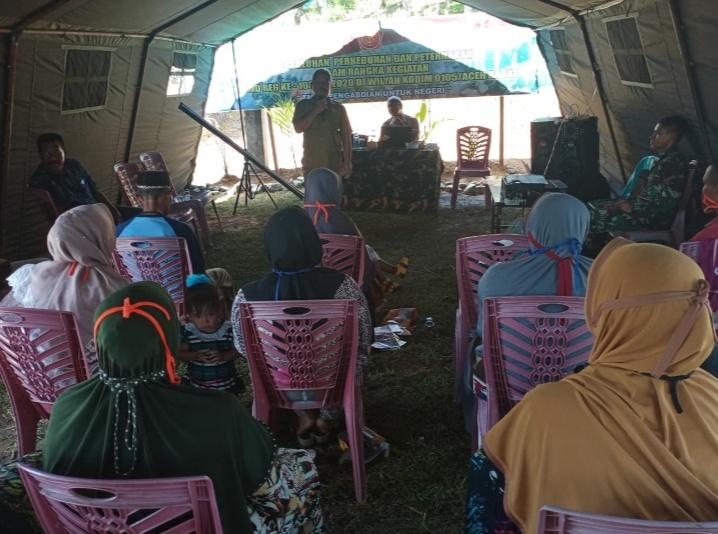 Program Non Fisik TMMD Ke-108, Kodim 0105/Abar Berikan Penyuluhan Perkebunan Dan Peternakan