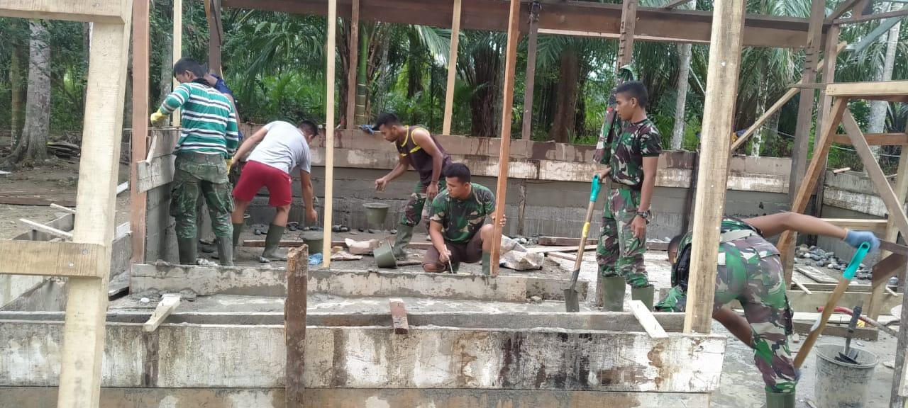 Kisah Dibalik TMMD 108, Bukan Hanya Peluh Keringat Namun Seragam Penuh Semen