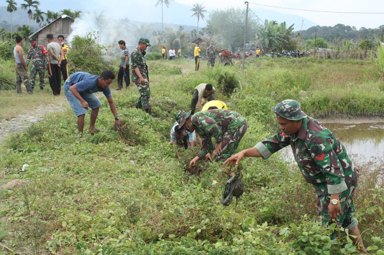 Lakukan Serbuan Teritoral, Kodim Agara Gelar Karya Bakti