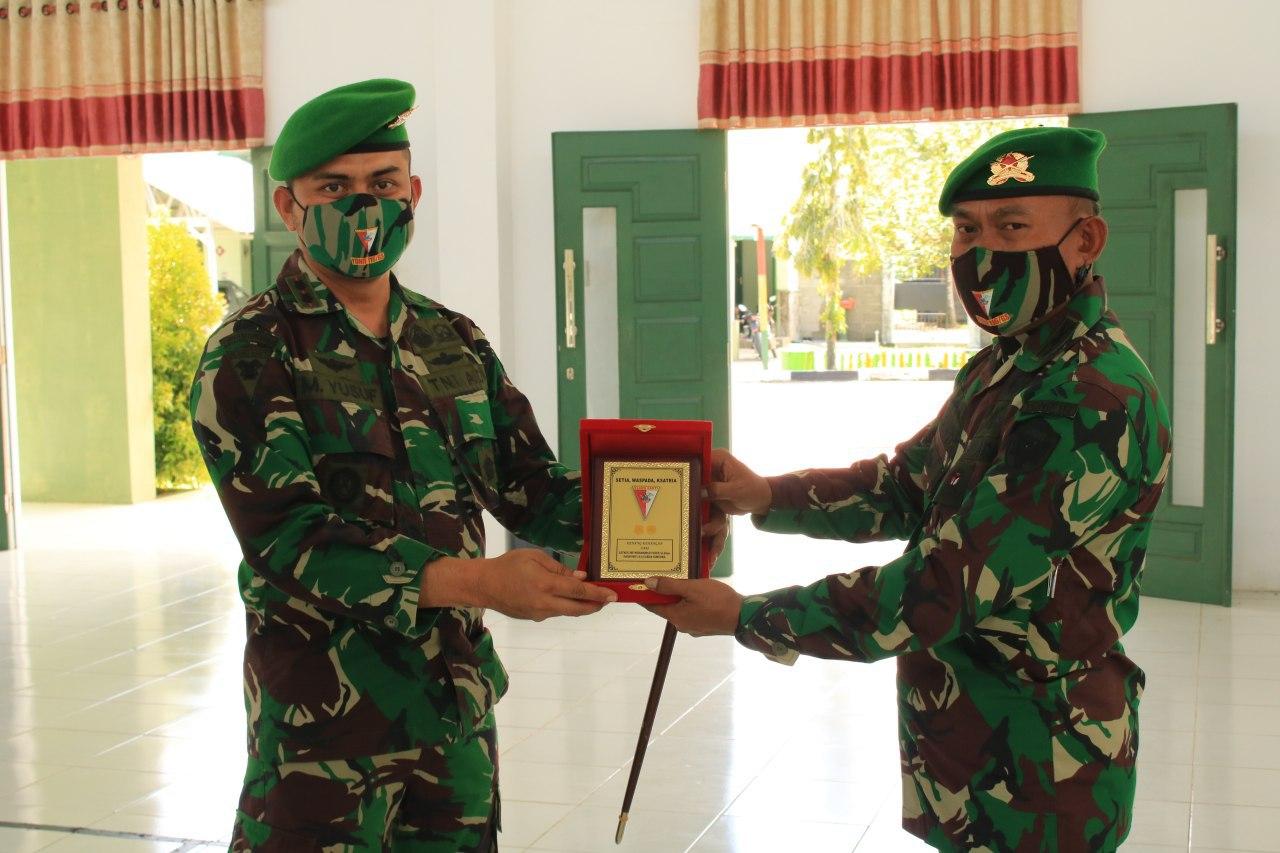 Danyonif 116/Gs Pimpin Upacara Tradisi Pelepasan Pindah Satuan