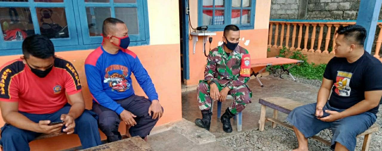 Serda Tonny Maryanto Perkuat Sinergitas Dengan Petugas Damkar di Wilayah Binaan