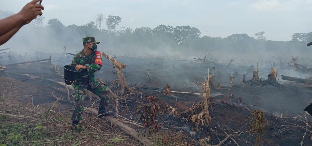 Gerak Cepat TNI/Polri Patroli Cegah Kembali Terjadinya Karhutla Di Wilayah Kecamatan Bakongan Timur