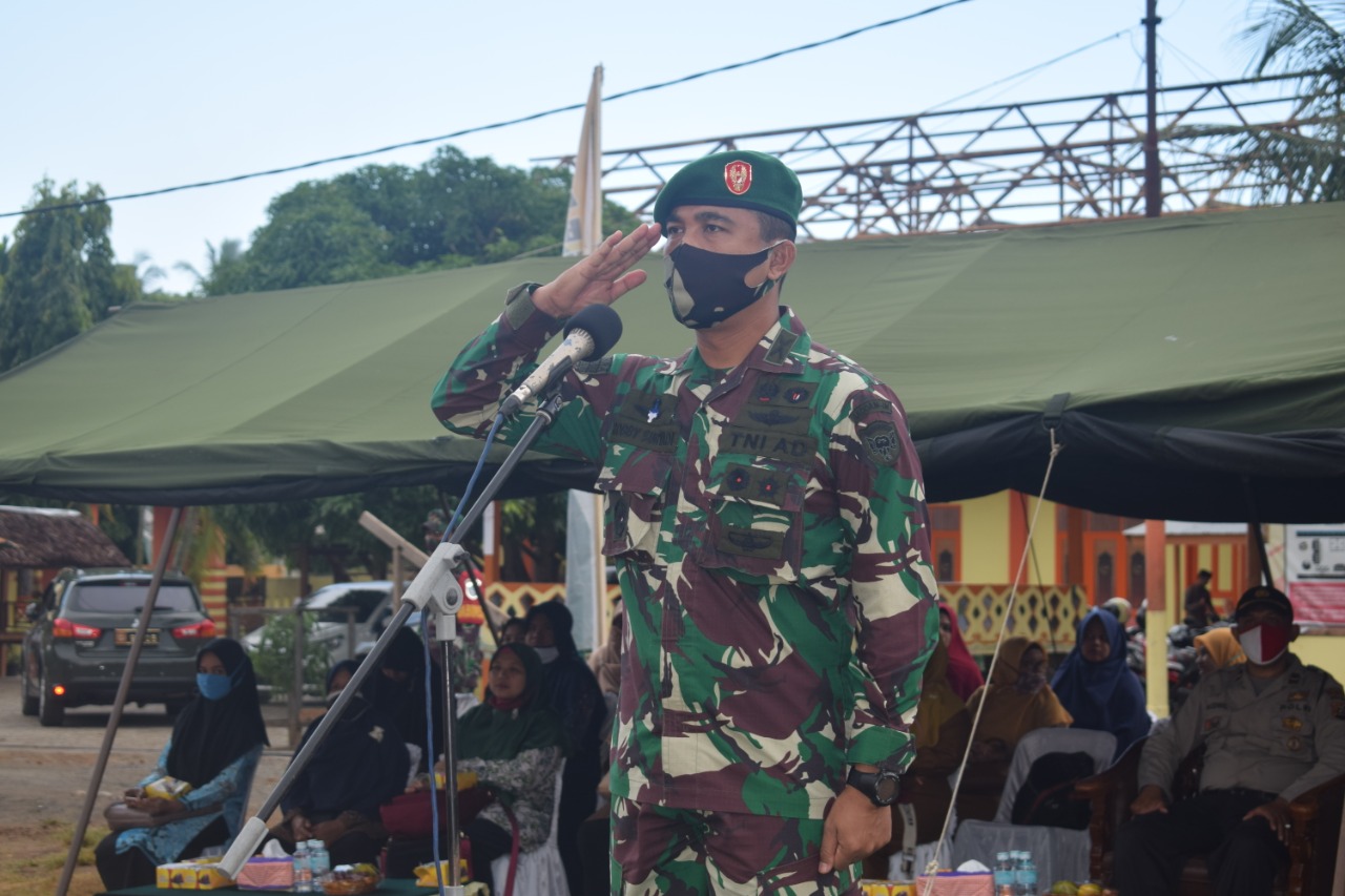 Aster Kasdam IM Membuka Upacara Penataran Kader Bela Negara Ta. 2020