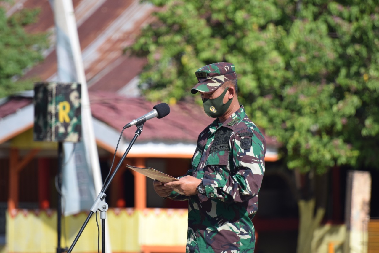 Waaster Kasdam IM Tutup Penataran Kader Bela Negara Kodam IM TA 2020