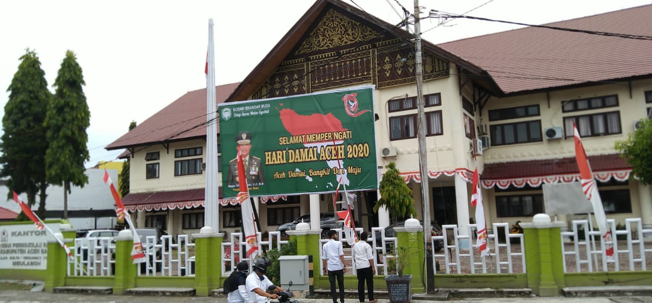 Peringati Hari Damai Aceh 2020, Kodim 0105/Abar Pasang Baleho Di Beberapa Titik