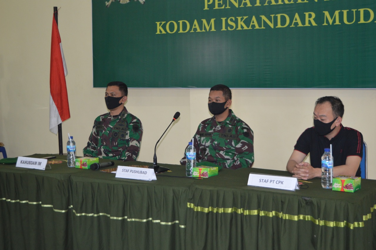 Kahubdam IM Pimpin Upacara Penutupan Penataran Alat Komunikasi (Alkom) Kodam IM TA 2020