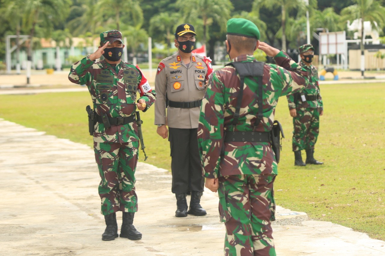 Pangdam IM Pimpin Apel Gelar Pasukan Pam VVIP Kunker RI-1 di Aceh