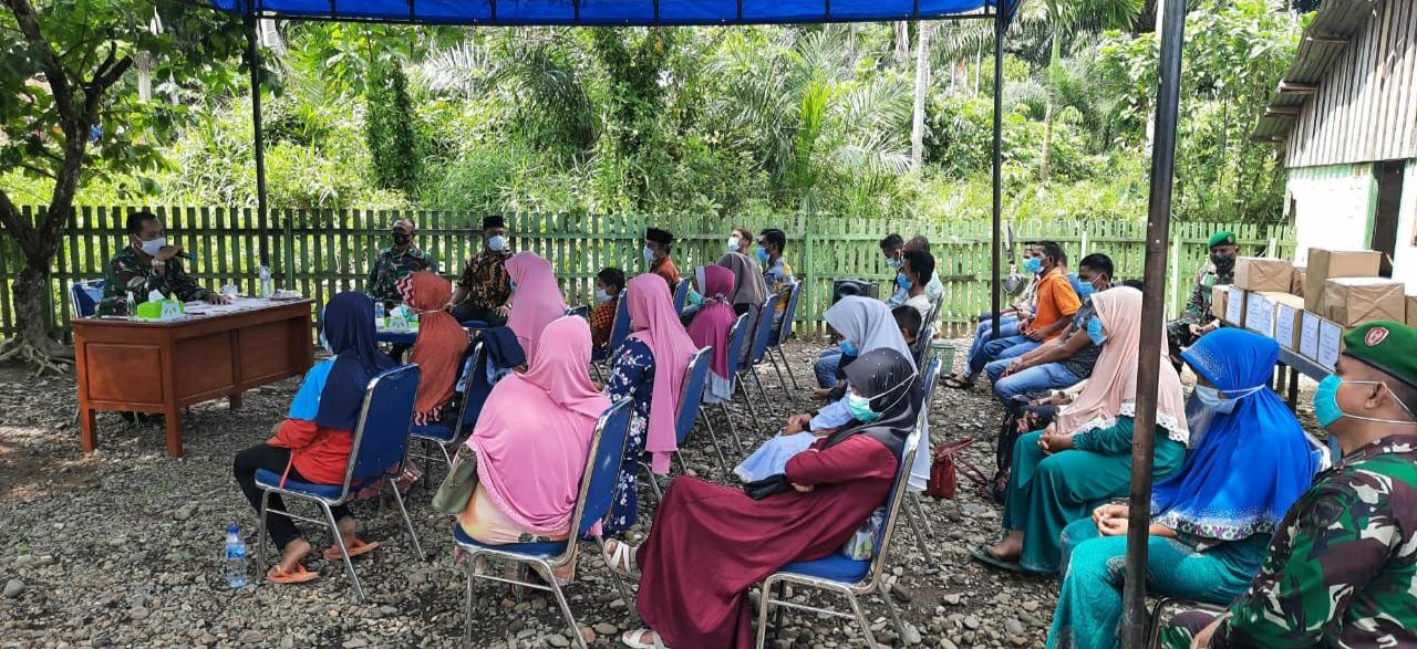 Perkokoh Kemanunggalan TNI dan Rakyat, Dandim Aceh Selatan Lakukan Binjaring Ter Dengan Komponen Masyarakat Kota Bahagia Bakongan