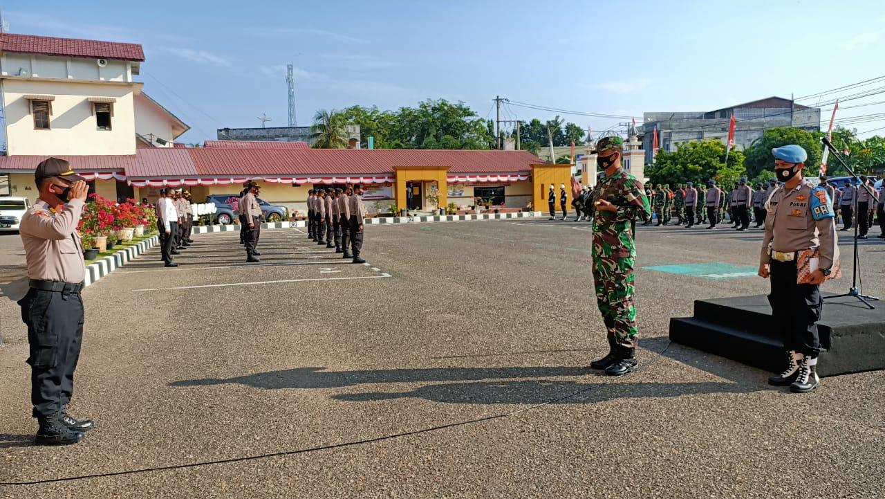 Dandim 0103/Aceh Utara, Meminta Kepada Para Babinsa Untuk Kreatif dan Inovatif Mengkampanyekan Protokol Kesehatan Pencegahan Covid 19