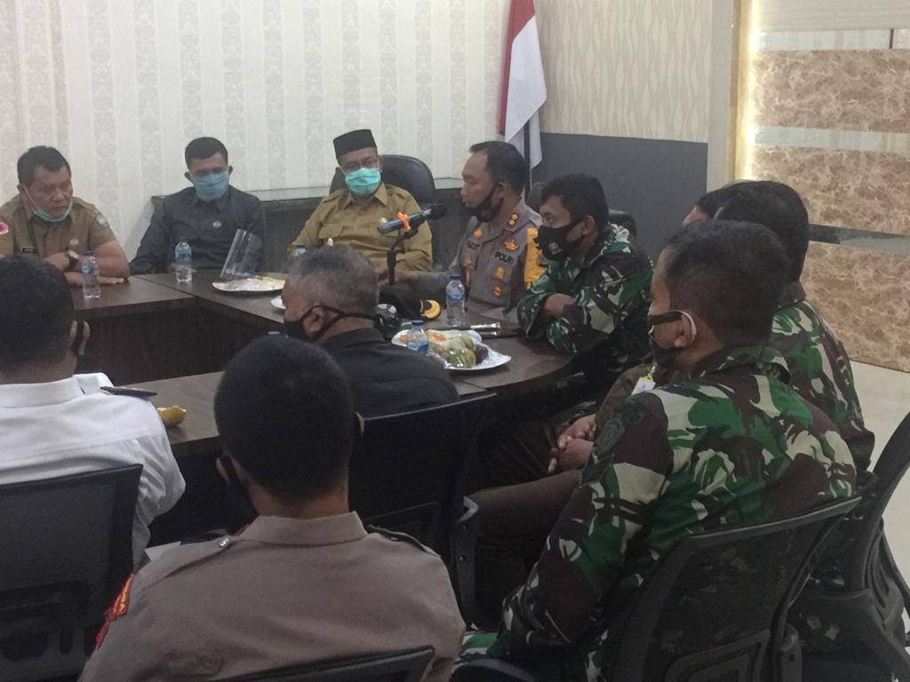 Dandim Abdya, Peningkatan Disiplin Pencegahan Serta Penegakan Hukum Disiplin Prokes Harus Sejalan dan Seirama