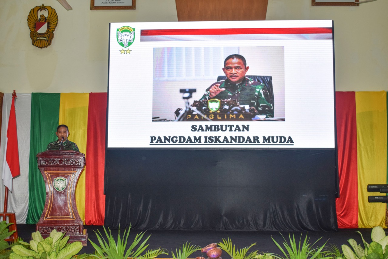 Komsos dengan Keluarga Besar TNI, Begini Pesan Pangdam IM