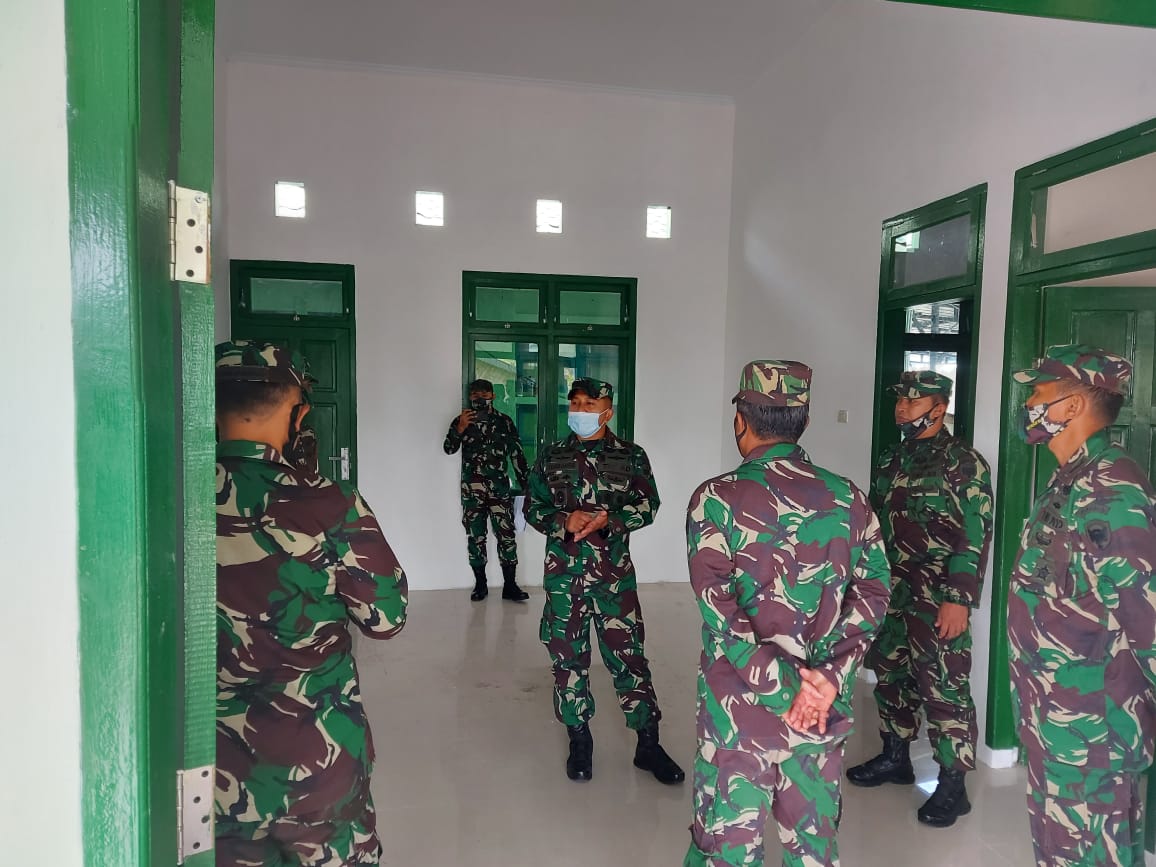 Asrendam IM Tinjau Pos Ramil Bukit Kodim 0119/Bener Meriah