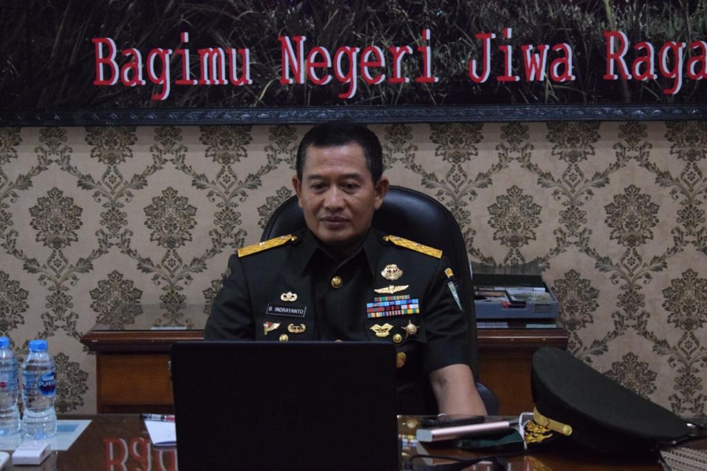 Kapoksahli Pangdam IM Ikuti Pencanangan Zona Integritas Menuju Wilayah Bebas Korupsi BPN Aceh