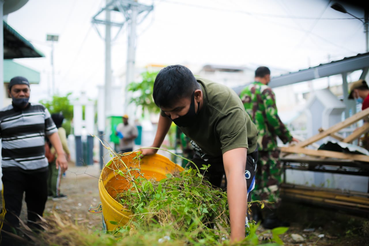 Infolahta Kodam Iskandar Muda  Laksanakan Karya Bakti, Ini Tujuannya