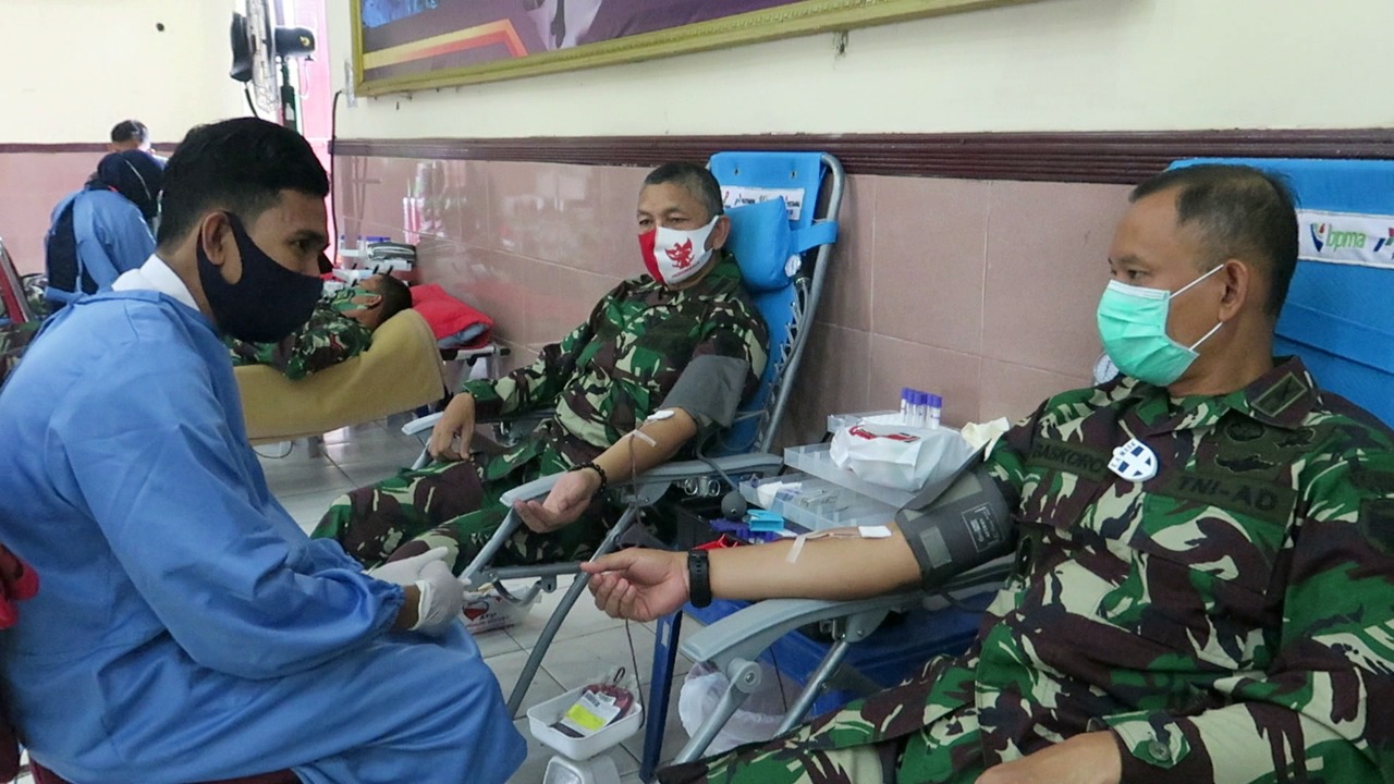 Danrem 011/LW Apresiasi Kepada Pendonor