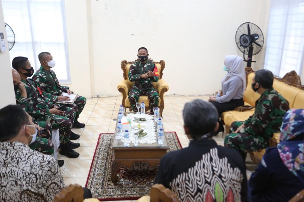 Pangdam IM Terima Audiensi Staf Khusus Menteri Kesehatan, Ini yang Dibahas