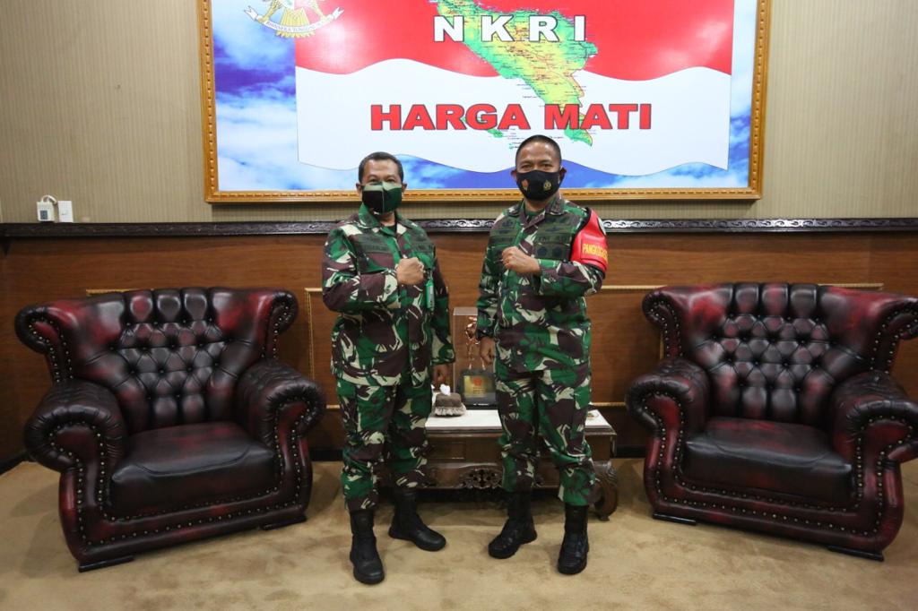 Disambut Pangdam IM, Ini Tujuan Kadilmiltama ke Makodam Iskandar Muda