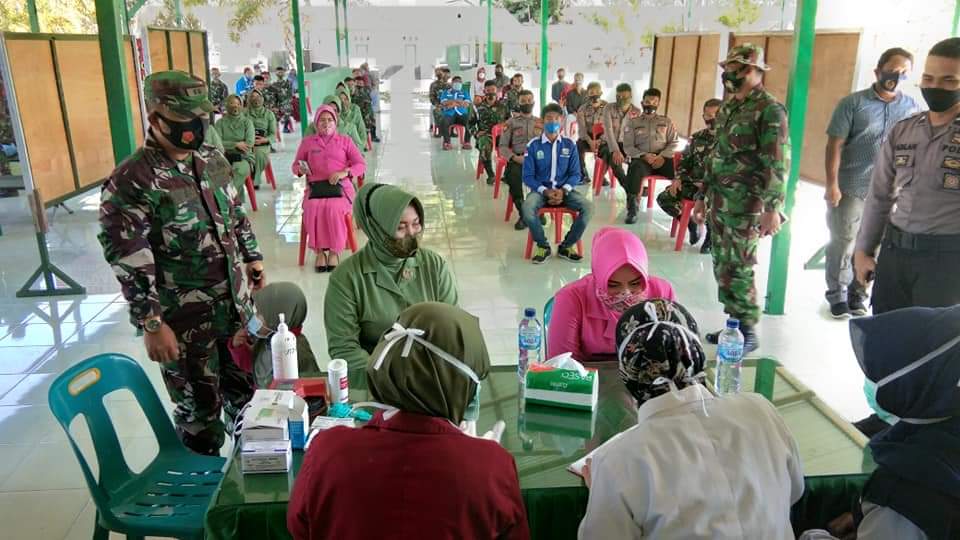 Sambut HUT TNI Ke-75, Kodim 0115/Simeulue Gelar Bhakti Sosial Donor Darah