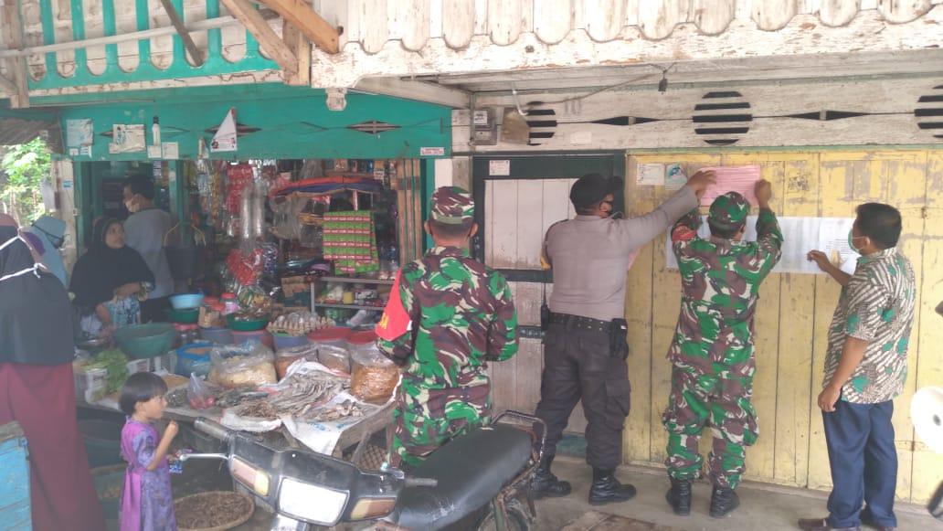 Hari Libur Tidak Menjadi Alasan Satgas Kodim 0110/Abdya Bersama Muspika Dalam Menerpakan Disiplin Prokes Covid 19