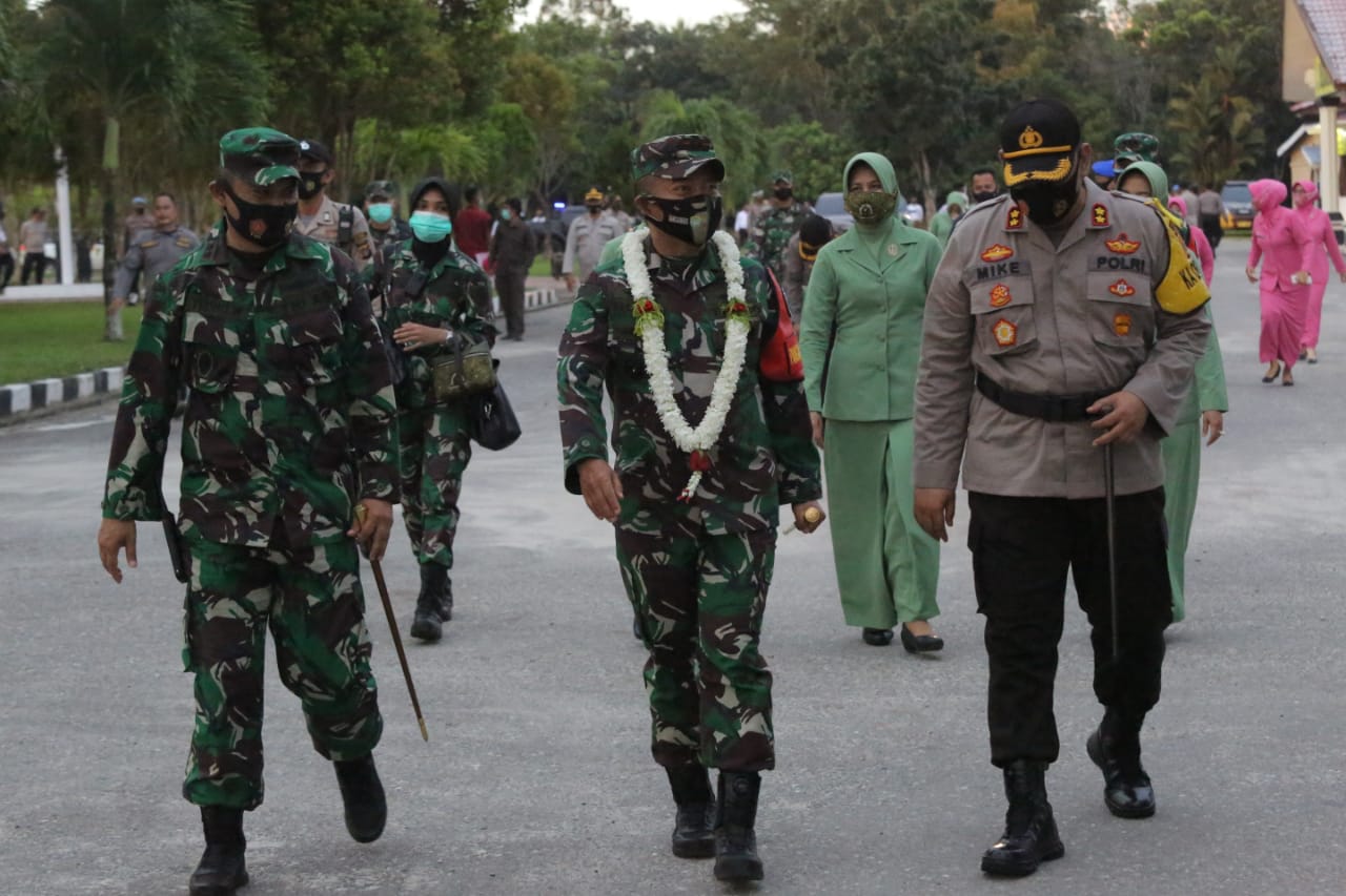Tingkatkan Sinergitas, Pangdam IM Jalin Silaturahmi ke Mapolres Aceh Singkil