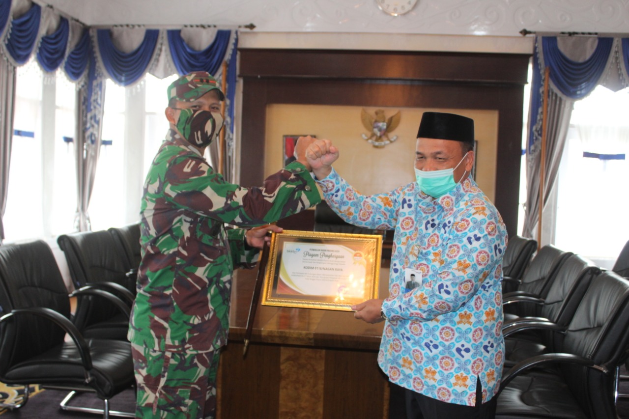 Sukseskan Harganas Kodim 0116/Nagan Raya Dapat Penghargaan dari BKKBN Aceh