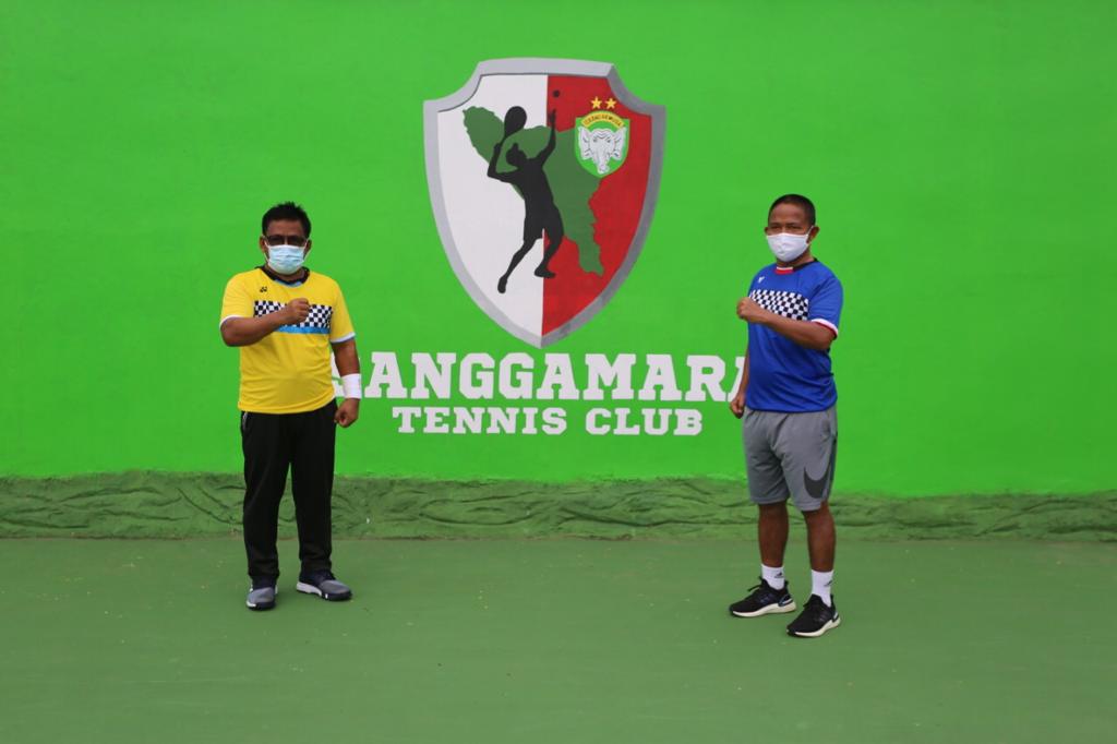 Pangdam IM Resmikan Lapangan Sanggamara Tenis Club, Tuan Rumah Juara