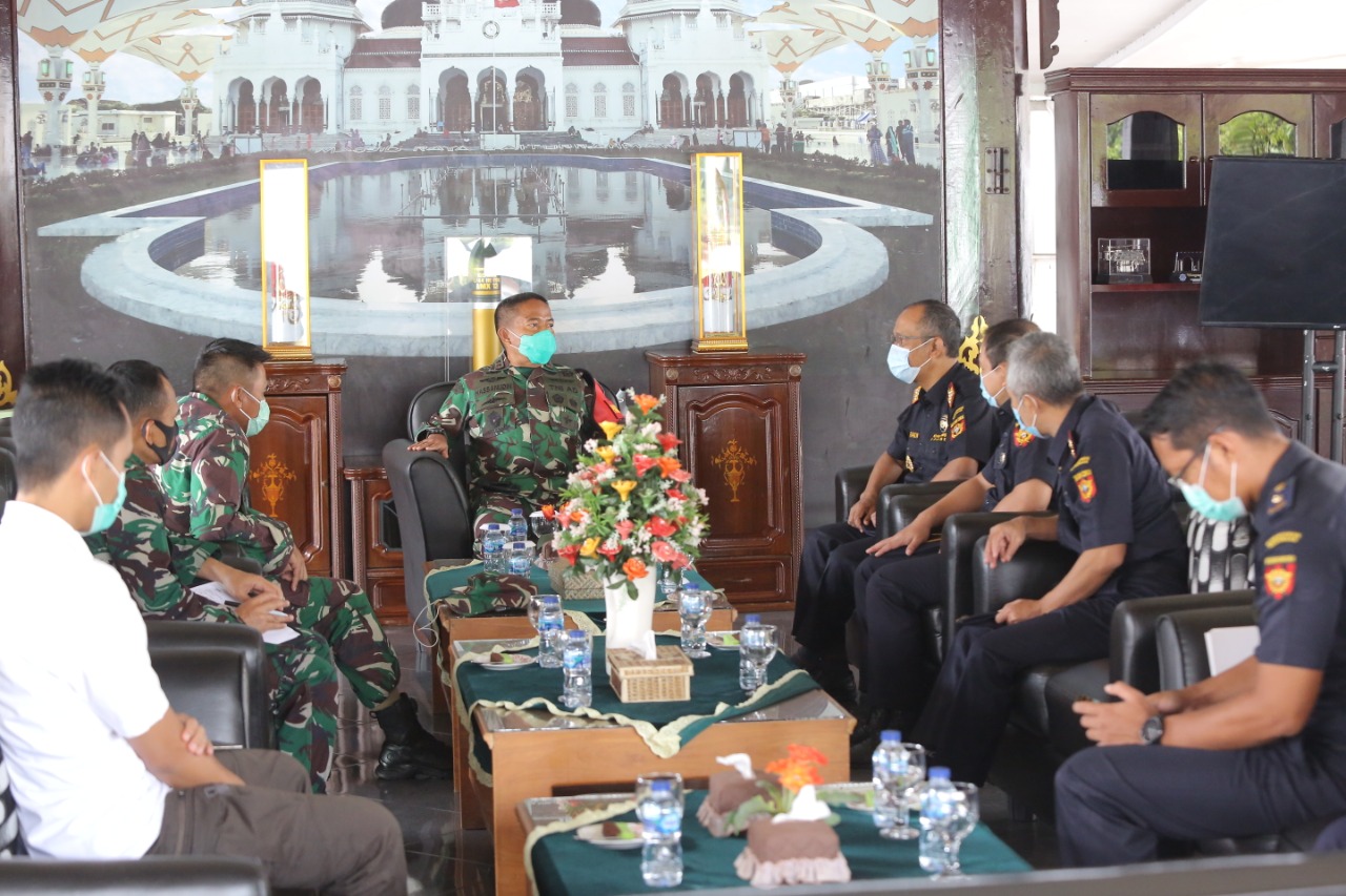 Pangdam IM Terima Audiensi Kakanwil Bea Cukai Banda Aceh, Ini yang Dibahas