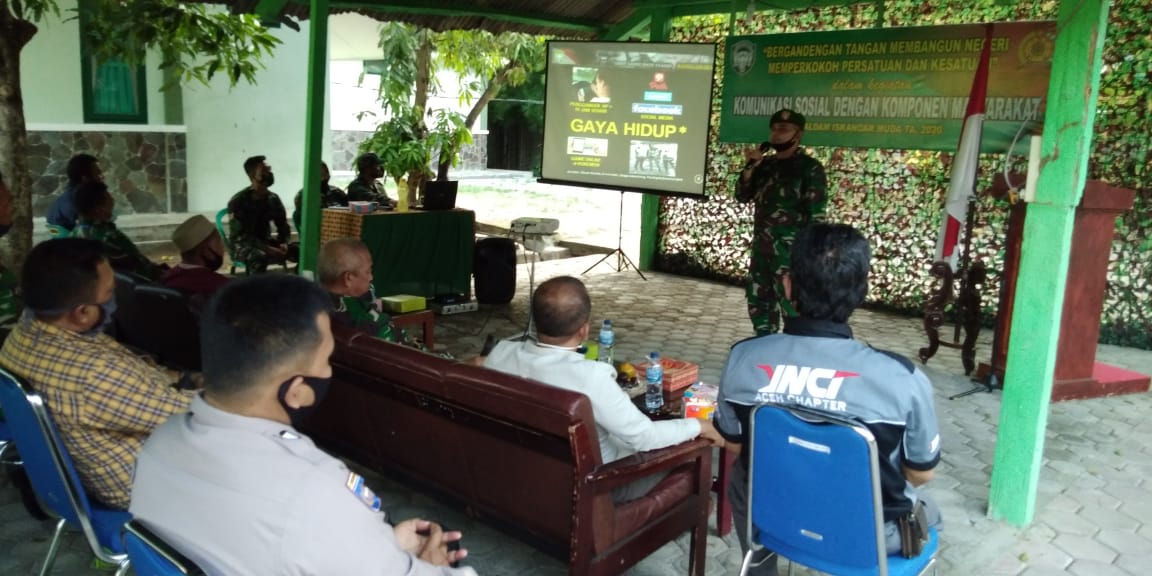 Paldam IM Komsos dengan Komponen Masyarakat, Ini Harapan Kapaldam IM