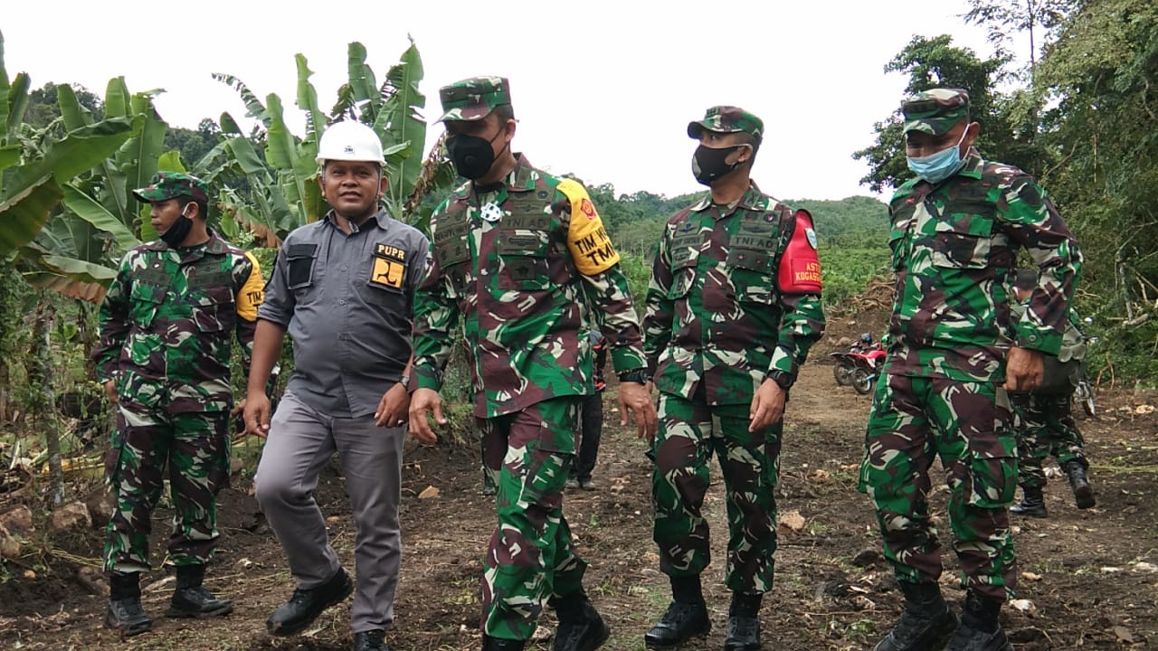 Dansatgas TMMD Ke 109 Terima Kunjungan Tim Wasev