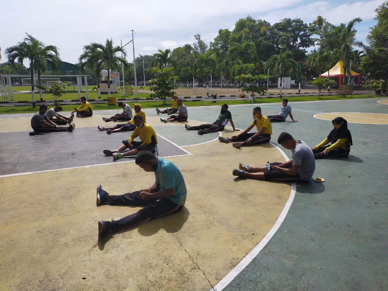 Tingkatkan Imun Tubuh, Personel Jasdam IM Rutin Laksanakan Olahraga dan Berjemur