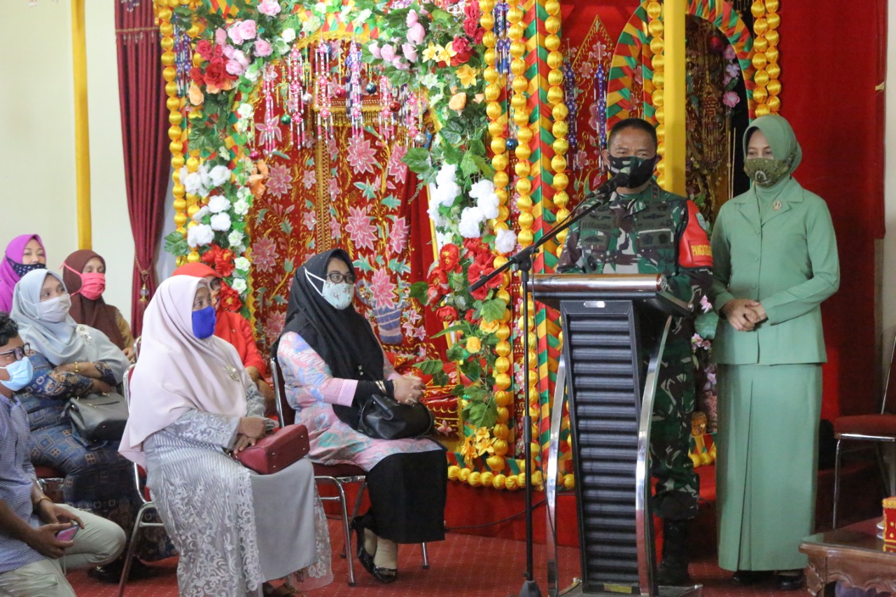 Silaturahmi dengan Forkompimda Aceh Singkil, Pangdam IM: Mari Kita Taati Protokol Kesehatan