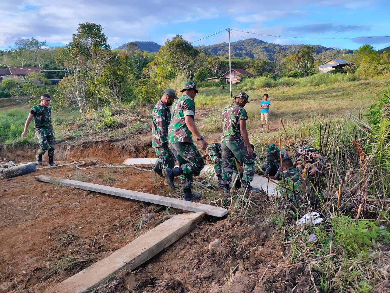Memasuki Awal Oktober, Sejumlah Pengerjaan Fisik TMMD Kodim 0106/Aceh Tengah Capai Progres Signifikan