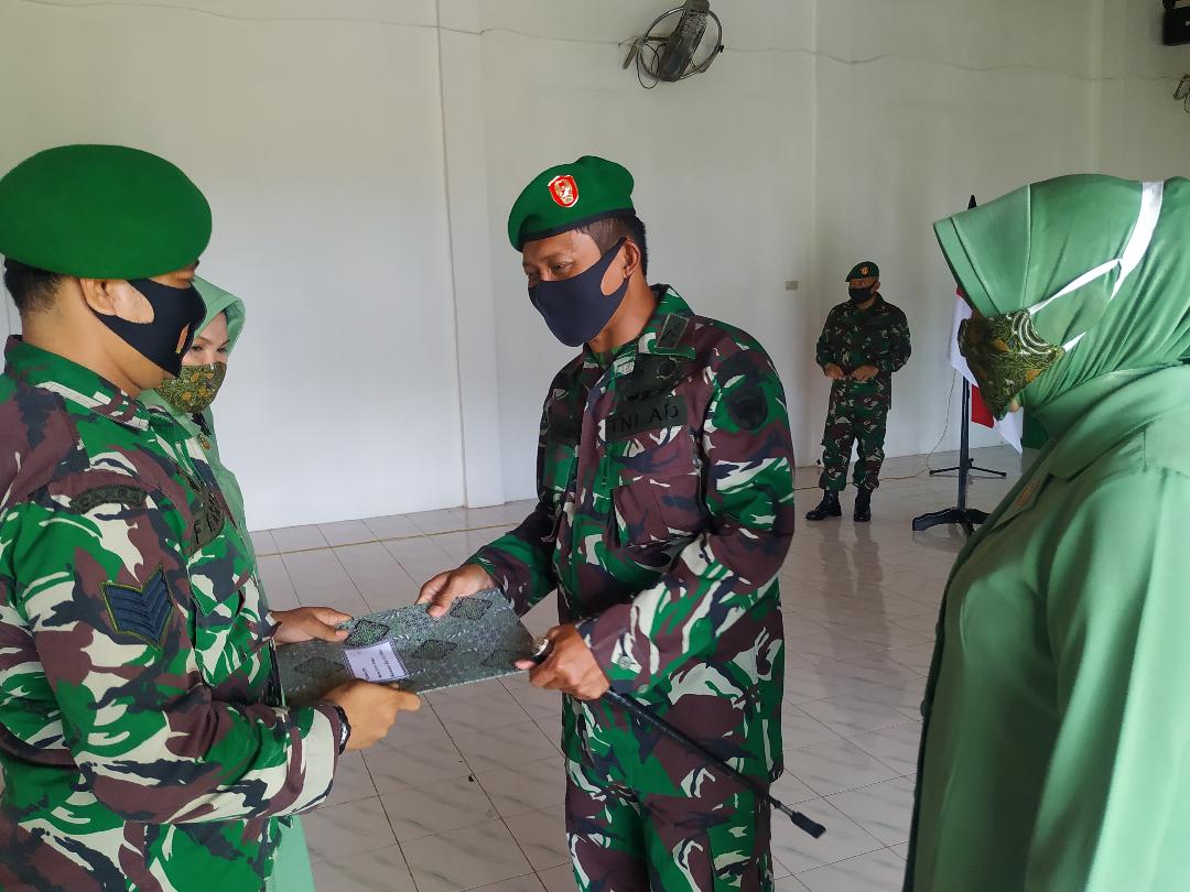 Dandim Pimpin Korp Raport Pindah Satuan Personel Kodim 0110/Abdya