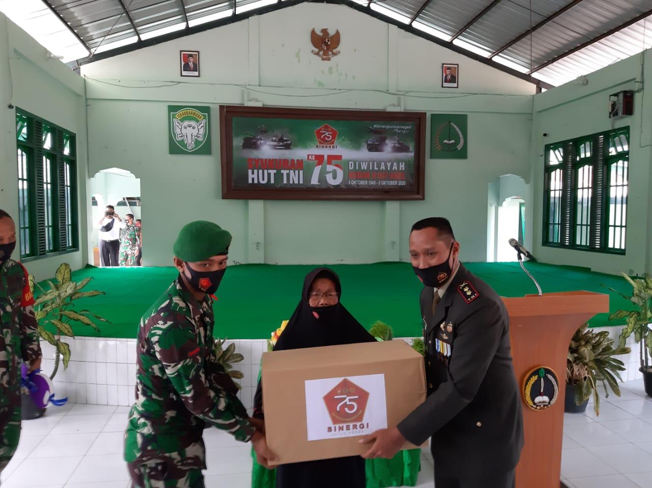 Dandim dan Forkopimda Aceh Selatan Mengikuti Peringatan HUT ke-75 TNI di Makodim 