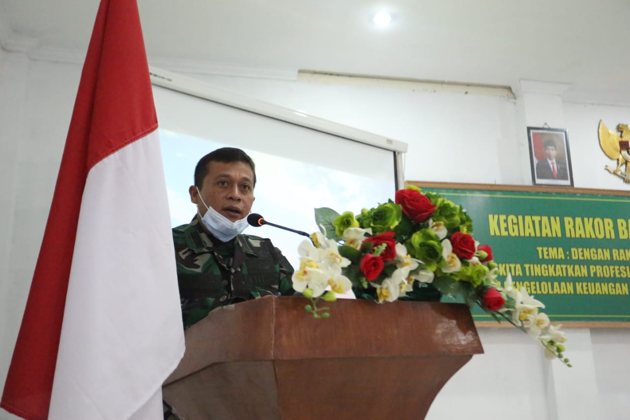 Kakudam IM Buka Rakor Baku Semester II Ta. 2020 Kodam IM