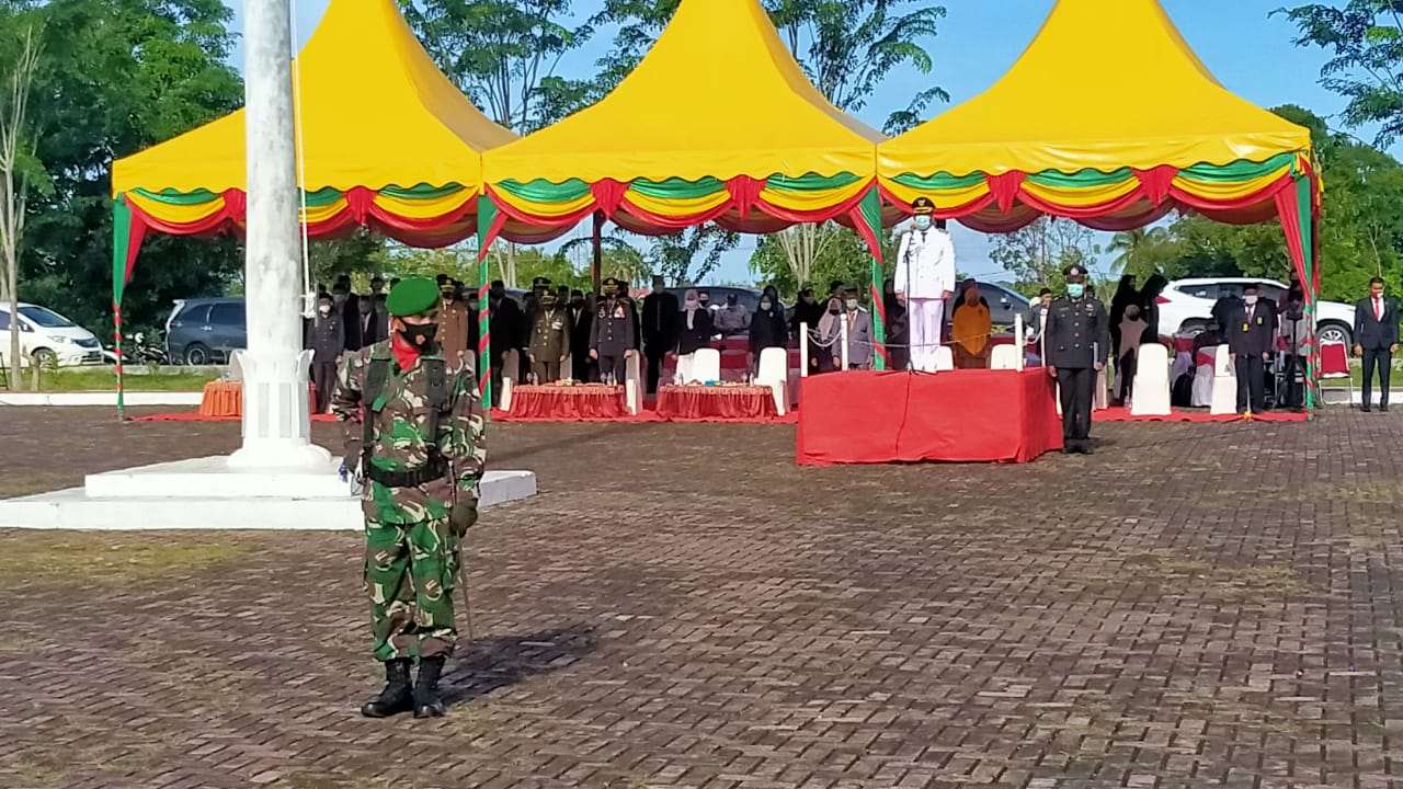Personel Kodim 0110/Abdya Ikuti Upacara Hari Pahlawan